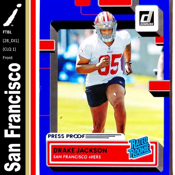 Panini Other - San Francisco 49ers (Drake Jackson) - FTBL [28_DJ1]